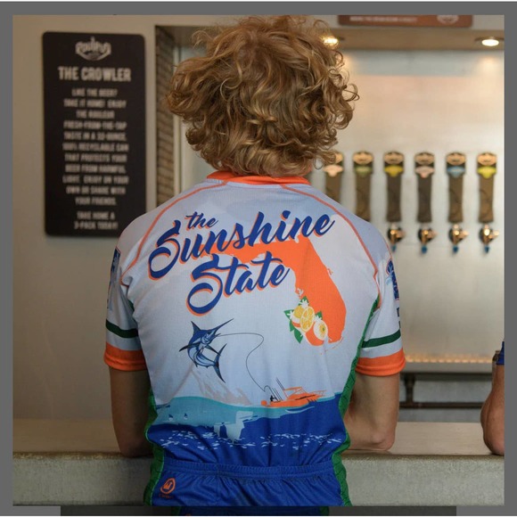 Canari Florida Sunshine State Men’s Small Biking Cycling Jersey - Picture 6 of 6